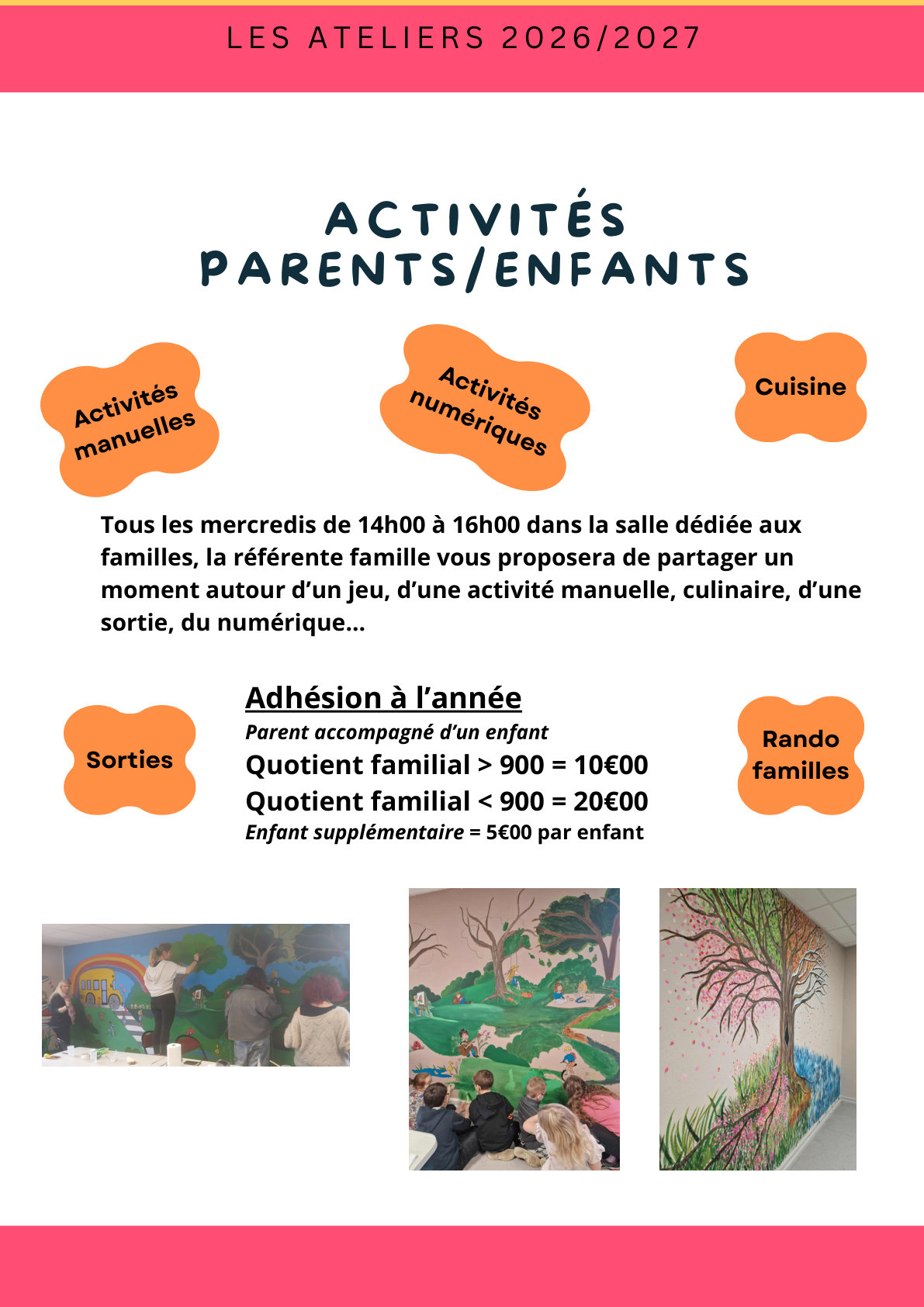 Activités parents/enfants — Foyer Rural de Braine