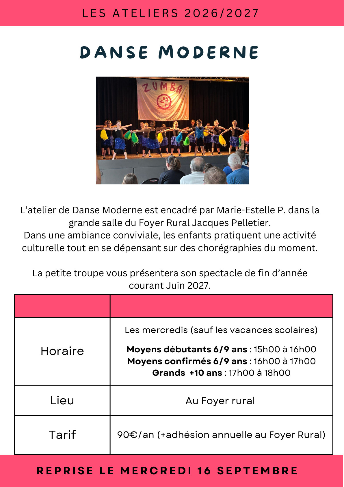 Danse Moderne — Foyer Rural de Braine