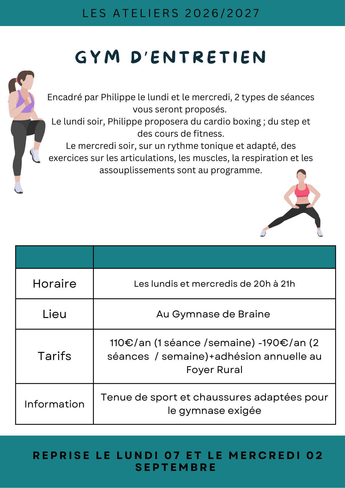 Gym d'entretien — Foyer Rural de Braine