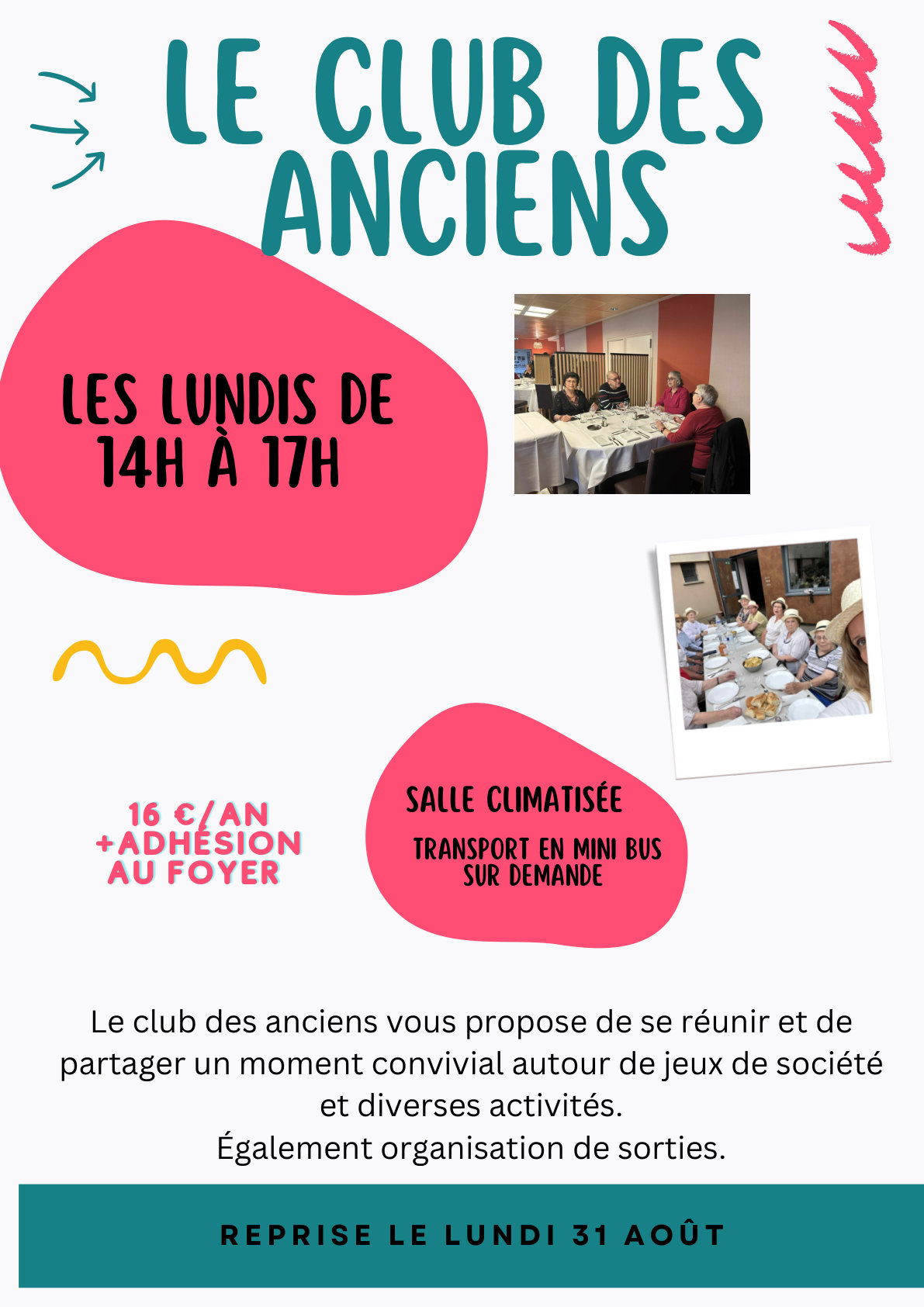Le Club des Anciens — Foyer Rural de Braine